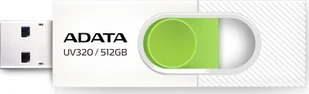 Pendrive ADATA Pendrive UV320 512GB USB3.2 biało-zielony - Pendrive - miniaturka - grafika 1