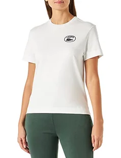 Lacoste Koszulka damska, Mąka, 38 - Koszulki i topy damskie - miniaturka - grafika 1