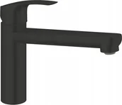 Baterie kuchenne - Grohe jednouchwytowa bateria zlewozmywakowa DN 15 Eurosmart czarny mat 304632430 - miniaturka - grafika 1