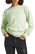 Koszulki i topy damskie - Pepe Jeans Koszulka damska Alanis, Zielony (Bleach Green), S - miniaturka - grafika 1
