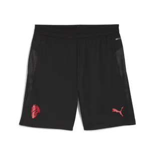 Męskie szorty treningowe AC Milan PUMA Black For All Time Red - Spodnie sportowe męskie - miniaturka - grafika 1