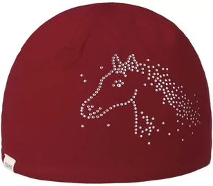 Czapka Dziecieca Sparkling Horse by maximo, czerwony, 47-49 cm - Czapki damskie - miniaturka - grafika 1