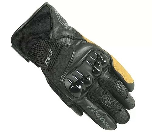 Nazran RX-3 2.0 rękawice motocyklowe, na lato, z atestem CE, czarne/czarne, rozmiar XL