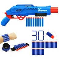 Zabawki militarne - Nerf Alpha Strike Big Cat DB-2 F2463 + 30 strzałek + opaska - miniaturka - grafika 1