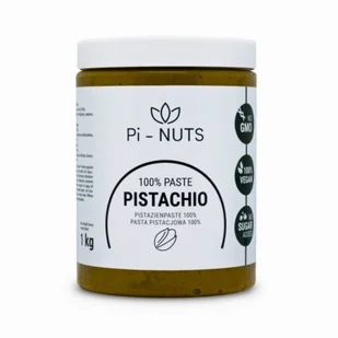 Pi-nuts Pasta z pistacji 100% 1kg - Słodkie kremy i masła - miniaturka - grafika 1