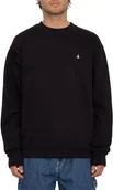 Bluzy męskie - bluza męska VOLCOM SINGLE STONE CREW Black - miniaturka - grafika 1