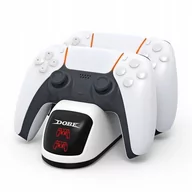Akcesoria do Playstation - Dobe Tp5-0515B Stacja Dokująca Ps5 Ładowarka Na 2 Kontrolery Pady - miniaturka - grafika 1