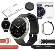 Smartwatch - Amazfit Active 2 Premium Sport NFC Czarny - miniaturka - grafika 1