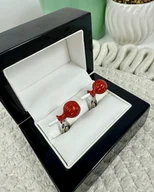 Spinki do mankietów i krawatów - SPINKI DO MANKIETÓW koszuli mankietu lizak - miniaturka - grafika 1