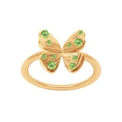 Sygnety - Pierścionek Papillon pozłacany - Lilou - miniaturka - grafika 1