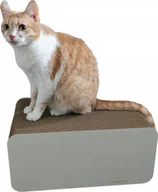 Drapaki dla kotów - DRAPAK DLA KOTA KARTONOWY LEGOWISKO PIKSEL BIAŁY MELANŻ MRUU&PRUU - miniaturka - grafika 1