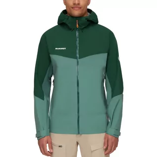 Kurtki męskie - Męska kurtka przeciwdeszczowa Mammut Convey Tour HS Hooded dark jade/woods - S - grafika 1