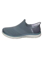 Kapcie damskie - Skechers Slippersy "Virtue" w kolorze szarym - miniaturka - grafika 1
