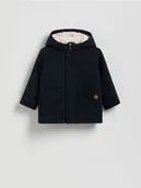 Kombinezony dla dzieci - Reserved - Kurtka z domieszką wełny - granatowy - miniaturka - grafika 1