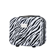 Kosmetyczki, organizery i kuferki - Kufer twardy PUCCINI BEVERLY HILLS ABSQM015 10 Zebra - miniaturka - grafika 1