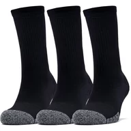 Skarpetki damskie - Skarpety męskie UNDER ARMOUR Czarne Heatgear Crew 3-pak - miniaturka - grafika 1