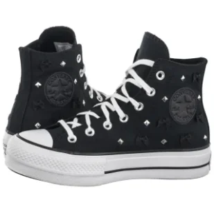 Trampki CTAS Lift Hi Black/Silver/White A14531C (CO821-a) Converse - Trampki damskie - miniaturka - grafika 1