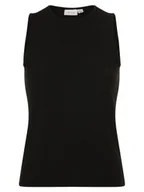 Bluzki damskie - Vila Top damski - VIRibini Kobiety czarny jednolity, XS - miniaturka - grafika 1