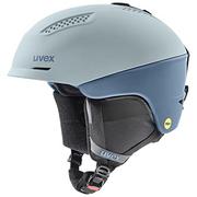 Gogle narciarskie - uvex ultra MIPS - kask narciarski unisex - system MIPS - indywidualna regulacja wielkości - glacier - stone blue matt - 51-55 cm - miniaturka - grafika 1