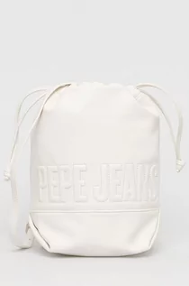 Torebki damskie - Pepe Jeans torebka CARRIE BAG kolor biały - grafika 1