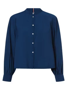 Tommy Hilfiger - Bluzka damska, niebieski - Koszule damskie - miniaturka - grafika 1
