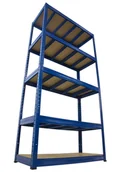 Szafy i regały magazynowe - Regał Helios magazynowy metalowy HNN_196X120X35_5_400 ilość półek 5 nośność 400 kg / Wamar-Sosenka - miniaturka - grafika 1