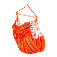 Fotele ogrodowe wiszące - Fotel hamakowy La Siesta Domingo Basic Kolor: czerwony - miniaturka - grafika 1