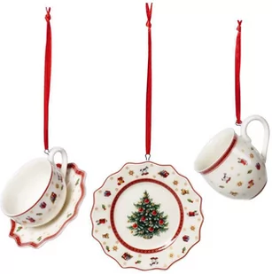 Villeroy & Boch Toy's Delight Decoration Komplet Zawieszek Zastawa stołowa 14-8659-6664 - Ozdoby bożonarodzeniowe - miniaturka - grafika 2