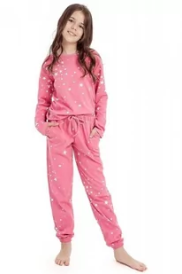 Taro Eryka 3048 różowa piżama dziewczęca - Piżamy dla dziewczynek - miniaturka - grafika 1