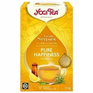 Herbata - Herbata Yogi Tea Pure Happiness Sencha Trawa Cytrynowa 17 saszetek - miniaturka - grafika 1