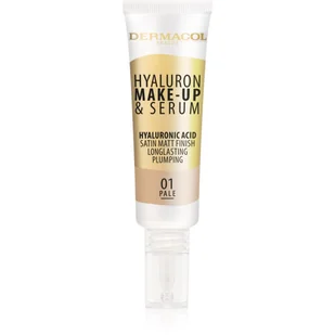 Dermacol Hyaluron Make-Up & Serum podkład 25 g dla kobiet 01 Pale - Podkłady do twarzy - miniaturka - grafika 1