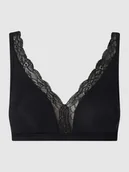 Biustonosze - Biustonosz typu bralette z dodatkiem streczu model ‘Cotton Lace’ - miniaturka - grafika 1
