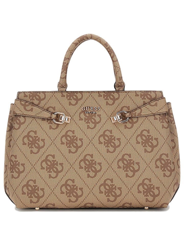 Guess Torebka w kolorze jasnobrązowym - 18 x 14 x 7 cm
