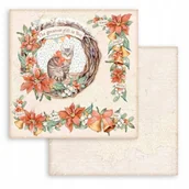 Scrapbooking - Papier 30x30 Stamperia All Around Christmas - miniaturka - grafika 1