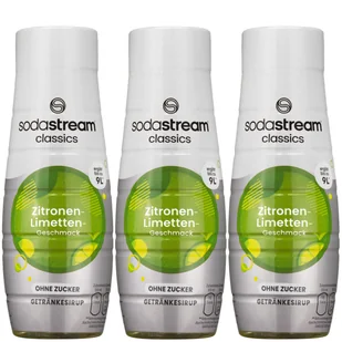 3x SYROP SODASTREAM CYTRYNA LIMONKA ZERO BEZ CUKRU KONCENTRAT DO WODY - Syropy i koncentraty owocowe - miniaturka - grafika 1
