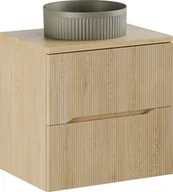 Meble łazienkowe - Zestaw meblowy 60cm z blatem i umywalką nablatową Beyond - miniaturka - grafika 1