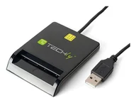 Czytniki kart pamięci - Techly I-CARD CAM-USB2TY2 czytnik do kart chipowych Wewnętrzna USB USB Typu-A Czarny I-CARD CAM-USB2TY2 - miniaturka - grafika 1