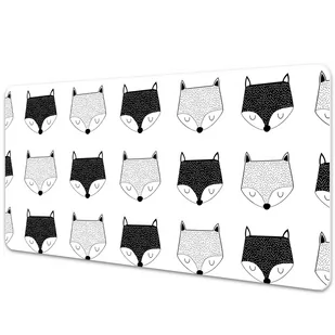 Duża podkładka na biurko Wzór w liski 100x50 cm - Podkładki na biurko - miniaturka - grafika 1