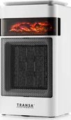 Ogrzewanie przenośne - Transa Electronics Termowentylator ceramiczny CeramioFlame 1500W - miniaturka - grafika 1