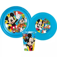 Zestawy naczyń dla dzieci - Zestaw Obiadowy Talerz Miska Kubek Bez Bpa Disney - miniaturka - grafika 1