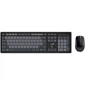 Klawiatura i mysz Genius Smart KM-8200 Dual Color, CZ+SK layout (31340003423) Czarna - Zestawy myszka + klawiatura - miniaturka - grafika 1