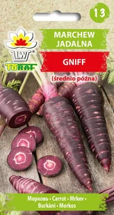 Marchew Gniff o ametystowej barwie nasiona 0,5g Toraf - Nasiona i cebule - miniaturka - grafika 1