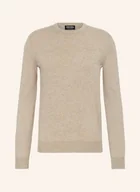 Moda i Uroda OUTLET - Zegna Sweter Z Kaszmiru beige - miniaturka - grafika 1