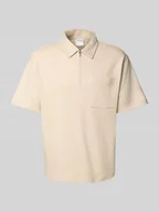Koszulki męskie - Koszulka polo o kroju relaxed fit z czystej bawełny model ‘RELAXEJEORGE’ - miniaturka - grafika 1