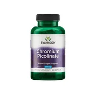 Witaminy i minerały dla sportowców - SWANSON Chromium Picolinate 200mcg - 200caps. - miniaturka - grafika 1