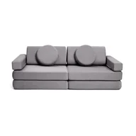 Łóżka dla dzieci i młodzieży - Sofa dla dzieci Shappy original mini ciemny szary - miniaturka - grafika 1