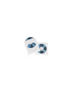 Hama 1x50 CD/DVD Paper Sleeves white 62671 - 62671 - Pudełka i akcesoria na płyty CD - miniaturka - grafika 1