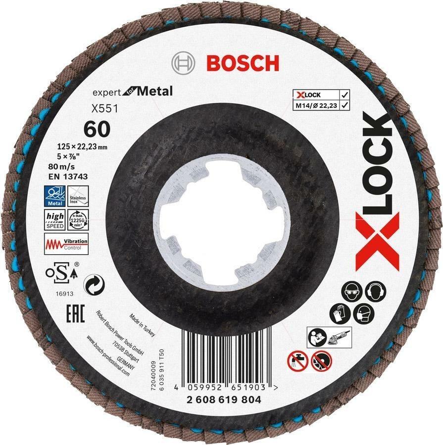 Bosch Tarcza listkowa X551 125mmG60XLock