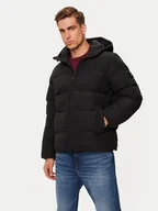 Kurtki męskie - Tommy Hilfiger Kurtka puchowa MW0MW36599 Czarny Regular Fit - miniaturka - grafika 1