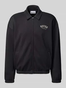 Bluza rozpinana z wykładanym kołnierzem i wpuszczanymi kieszeniami - Bluzy męskie - miniaturka - grafika 1